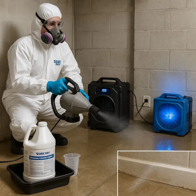 Sanitization and Odor Removal process in Morrisonville, NY