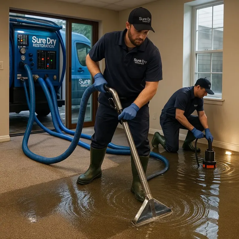 Water Extraction and Removal process in Morrisonville, NY
